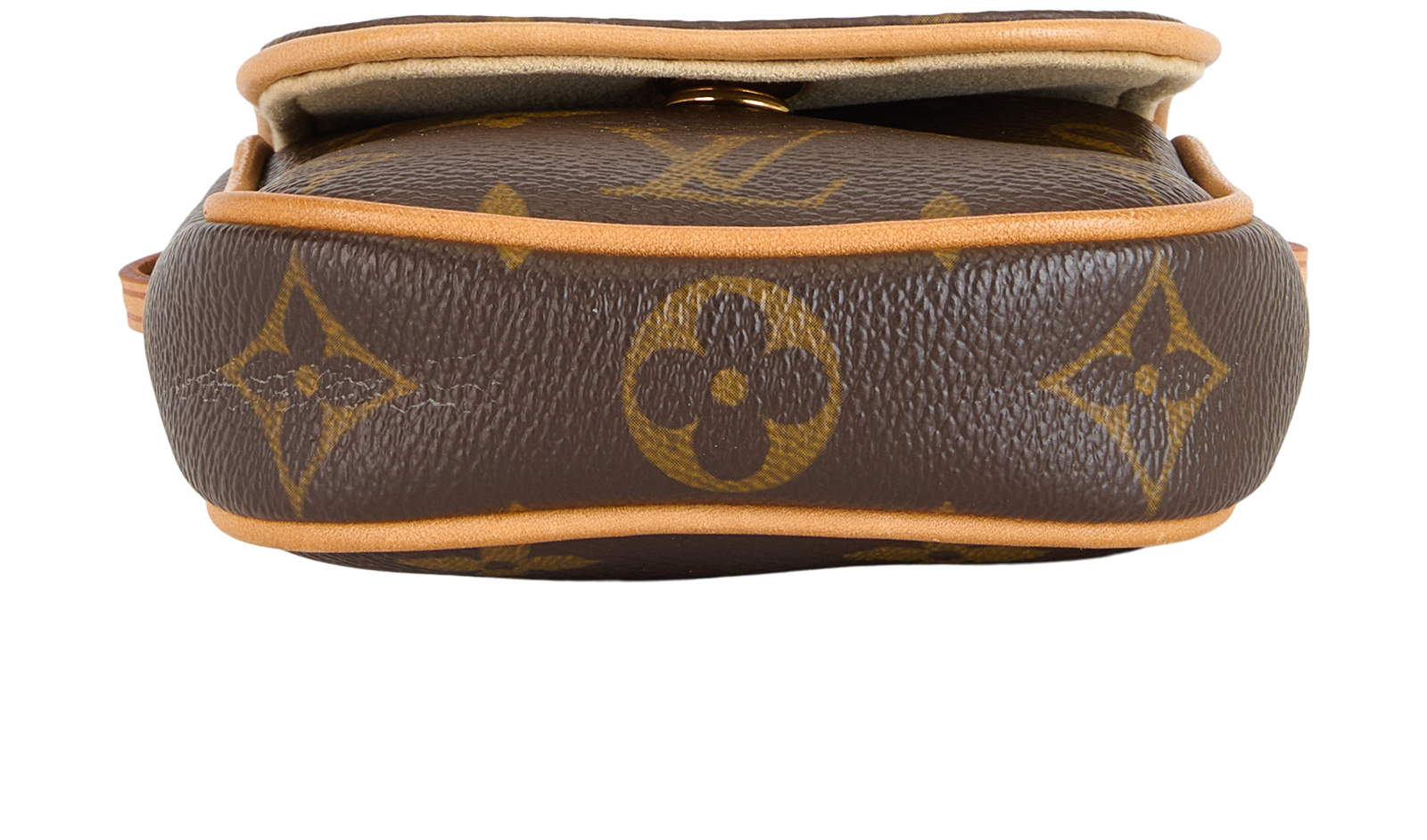 Pochette Cancun Crossbody, &pound;395, Handbags, Brown, Canvas, Top view